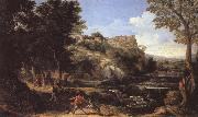 Gaspard Dughet, Landscape with a Dancing Faun